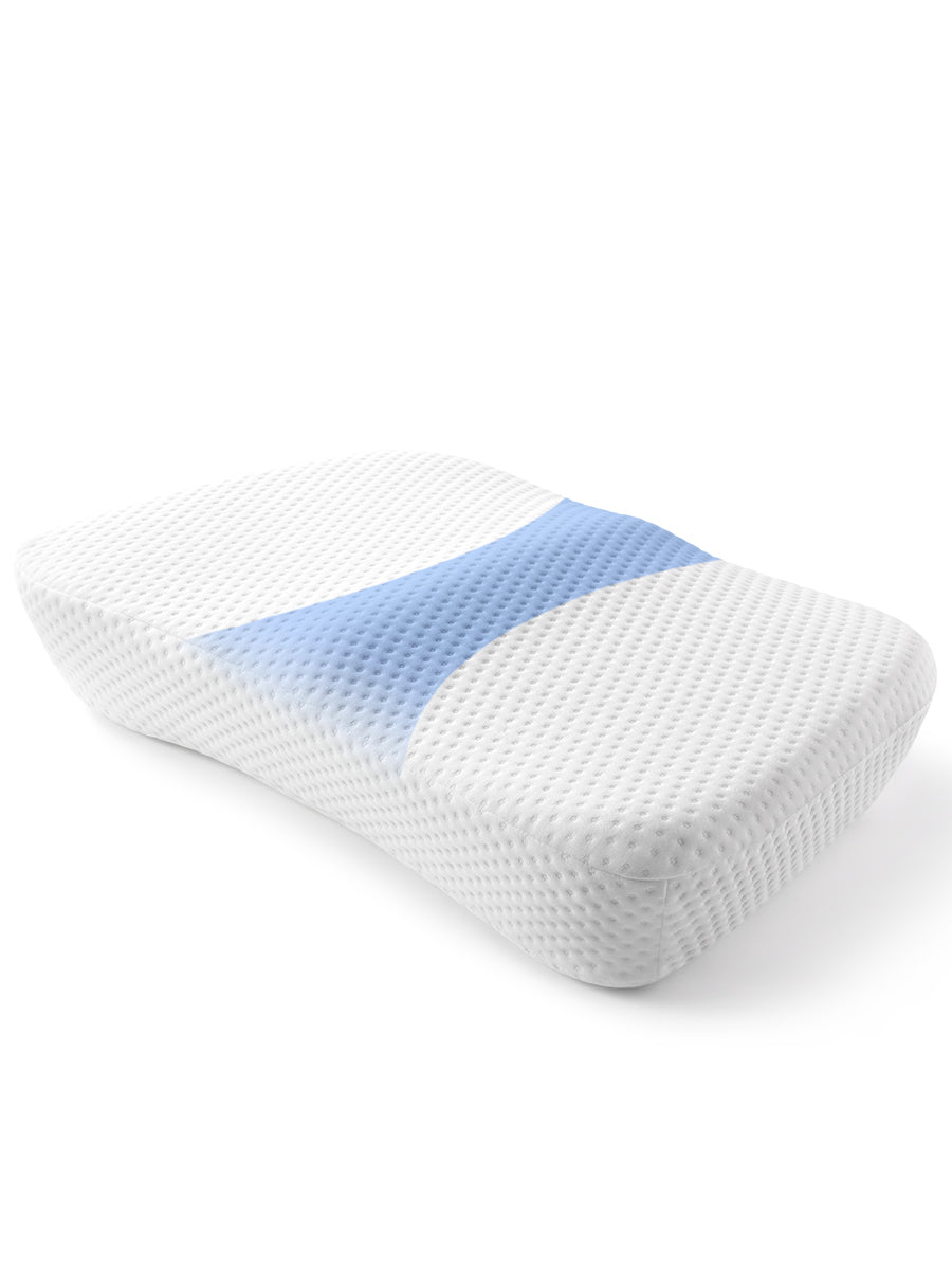 Nitetronic Z10 Seitenschläfer-Anti-Schnarch-Kissen, ergonomisches Design, atmungsaktives Material, höhenverstellbar, nachhaltige Materialien.