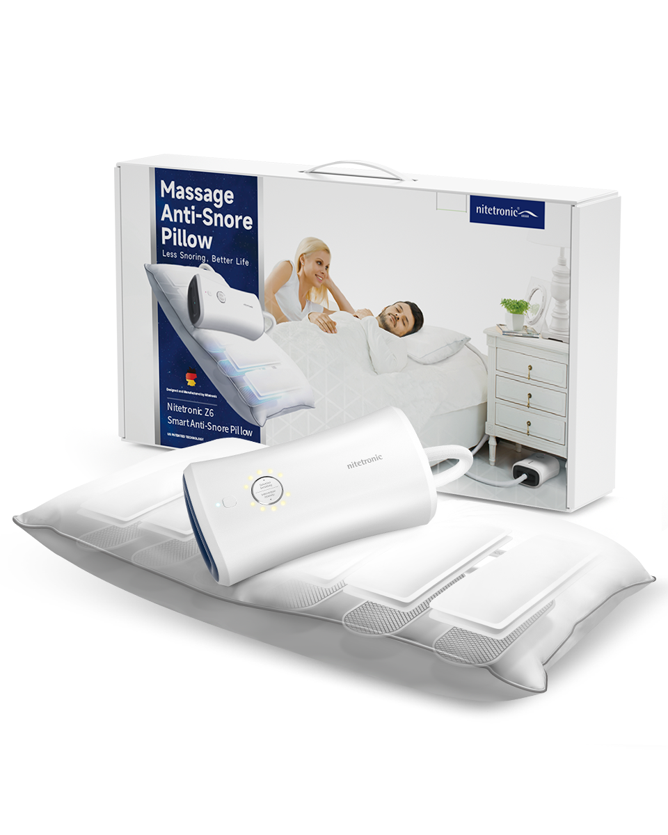 Nitetronic Z6 Smart Anti-Snore Pillow.